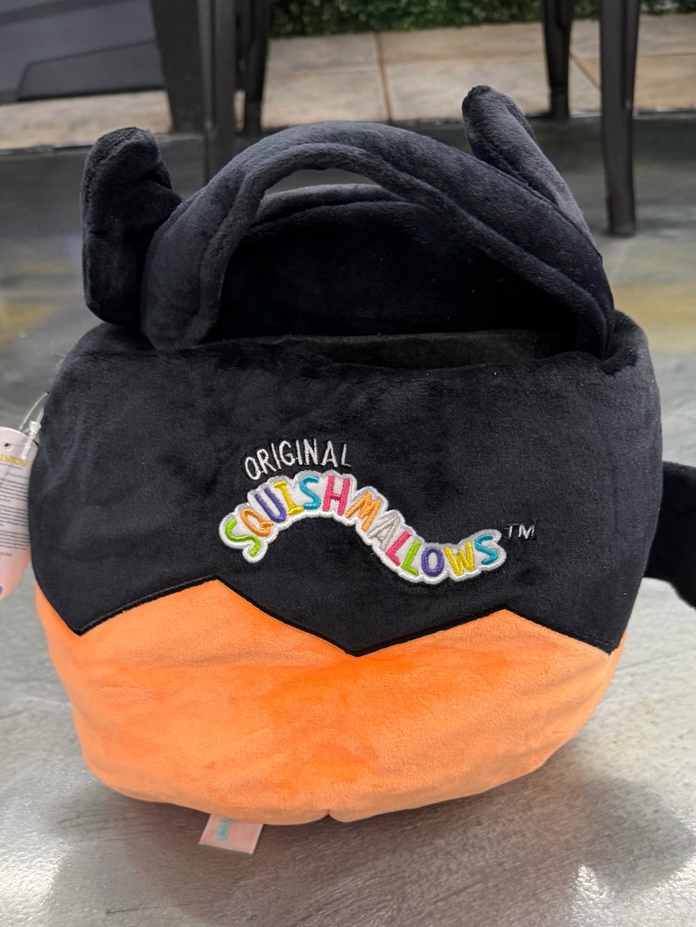 Squishmallows Emily the Bat Halloween Treat Pail - Picture 2 of 3